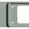 Adapter plate for heavy duty connectors, 1664990000