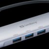 336-20 USB 3.0 hub, 4 port, USB-C to 4 x USB-A