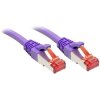 LINDY 47826 Network cable CAT 6 S/FTP Violet 5m RJ45 Patch Cable