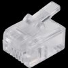 RJ11 modular plug for round cables, 6/4