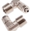 Złączka pneumatyczna R 1/8 męskie Wciskane 4 mm RS PRO Adapter gwintowany kolankowy R 1/8 męskie