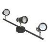 Lampa spotlight Dez 3xGU10 czarna