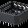 IC socket, 44-pin, PLCC