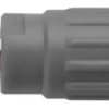 4 mm socket, flat plug connection, mounting Ø 12.2 mm, CAT III, gray, SEPB 6453 NI / GR