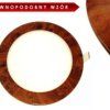 Panel led okragły Round 12W 230V drewnopodobny A W