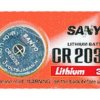 bateria litowa mini Sanyo CR2032