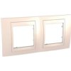 UNICA PLUS Ramka 2 podwójna pozioma piaskowy MGU6.004.25 SCHNEIDER ELECTRIC
