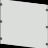 Aperture, rectangular, sheet steel, (W x H x D) 600 x 650 x 10 mm, light gray, 8PQ2065-6BA01