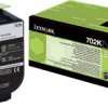 Toner Lexmark 702K