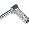 Wtyk JACK 6.3mm mono metal kątowy