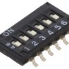 Przełącznik Dip-Switch Ilość Sekcji 6 On-Off 0,025A/24Vdc A6h-6101