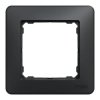 Ramka 1-krotna, czarny antracyt, Sedna Design SDD314801