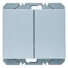 KNX RF przycisk radiowy 2-krotny płaski quicklink alu lakierowany Berker K.5 85656277