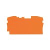 WAGO 2006-1392 1mm End and Intermediate Plate for 2006-1300 Series Orange
