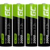 Green Cell GR02 AA NiMH Rechargeable Battery 2000mAh 4 Pieces 1.2V Durable