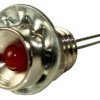 Lampka kontrolna do montażu panelowego 2V dc, czerwona 6.5mm LED Chrom RS PRO