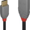 Lindy 0.15m Kabel USB 3.1 Typ C do A, Anthra Line