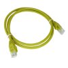 Patchcord UTP kat.5e 0,25m żółty ALANTEC 558571