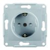 Sedna Gniazdo pojedyncze SCHUKO IP20 aluminium SDN3000160
