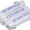 Pakiet akumulatorów AAA, NiMH Panasonic eneloop Reihe F1x3, Ilość ogniw: 3, 3.6 V, 750 mAh, Z-końcówka do lutowania