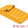 19610 Schrumpfschlauch X-Muster rutschfest 1 m x 50 mm gelb