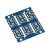 SMT Breakout PCB for SOIC-8, MSOP-8 or TSSOP-8 - 6 Pack