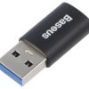 Adapter USB 3.1 USB A wtyk - USB C gniazdo stop aluminium ZJJQ000101