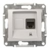 Sedna Gniazdo komputerowe pojedyncze RJ45 kat.5e UTP aluminium SDN4300160