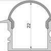 Deko Light 979650 Endkappe R-ET-02-15 Set 2 Stk, Weiß Końcówka profilu tworzywo sztuczne (D x S x W) 30 x 6 x 24 mm 1 sz