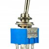 MTS-202 3A 250V 2-pos 6-pin DPDT ON-ON Toggle Switch