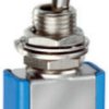 Toggle switch, metal, 1 pole, latching, On-On, 4 A/30 VDC, silver-plated, 5636AKB