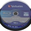 Płyta Blu-ray Verbatim 43746, 50 GB, 6 x, 10 szt.