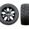 Wheel Pair in Black (105mm x 50mm) [Discontinued]