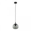 Lampa wisząca ze szklanym, grafitowym kloszem 1xE27 VIBE 5825 TK Lighting