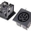 Gniazdo Din 6 -pinowe Żeński Przewlekany 100 V AC