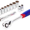 Zestaw kluczy nasadowych WorkPro WP202558