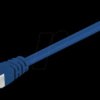 50163 Cat.5e F/UTP patch cable CCA blue 10.0 m