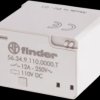 Relay, 4 Form C (NO/NC), 110 V (DC), 10400 Ω, 12 A, 400 V (AC), monostable, 56.34.9.110.0000T