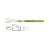 Helukabel 806623 RJ45 Network cable CAT 6A S/FTP 10m Green PUR Braided shield