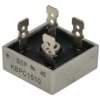 Mostek prostowniczy; KBPC1510; 15A; 1000V; kostka; konektory; typ FM 28,3x28,3x11mm; RoHS