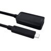 Kabel USB Złącze A USB C Złącze B USB C dł. 3m Przewód przedłużający USB USB 3.1 kolor: Czarny