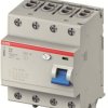 Wyłącznik różnicowoprądowy ABB 2CCF544310E0630, 4 styki, 63 A, 0.03 A, 400 V/AC