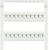 Marker card for terminal block plug, 793-518