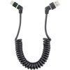 Renkforce RF-6713690 USB cable Black 1.50m 360-degree pivoted contacts