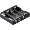 Goobay 81466 Battery Tray 4x AA Stud Socket 61.7x56.6x15.5mm
