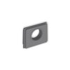 ICON MINI Zaślepka z wpustem do rurki fi 18 mm do puszki natynkowej pojedynczej PUK-1 i PUZ-1 szary mat 27ZAPUKZ-1 KARLIK