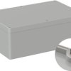 PC enclosure, (L x W x H) 240.3 x 160.3 x 90 mm, light gray (RAL 7035), IP66, 5U240001