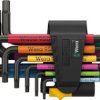 Zestaw kluczy trzpieniowych 950/9 Hex-Plus Multicolour Imperial 3, calowych, BlackLaser, 9 części, WERA 05022641001