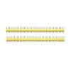 Listwa goldpin zółta 2.54mm 1x40 pin (2sztuki)