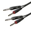 Przyłącze 2xJack 6.3 - 2xJack 6.3 mono: 6m ROXTONE